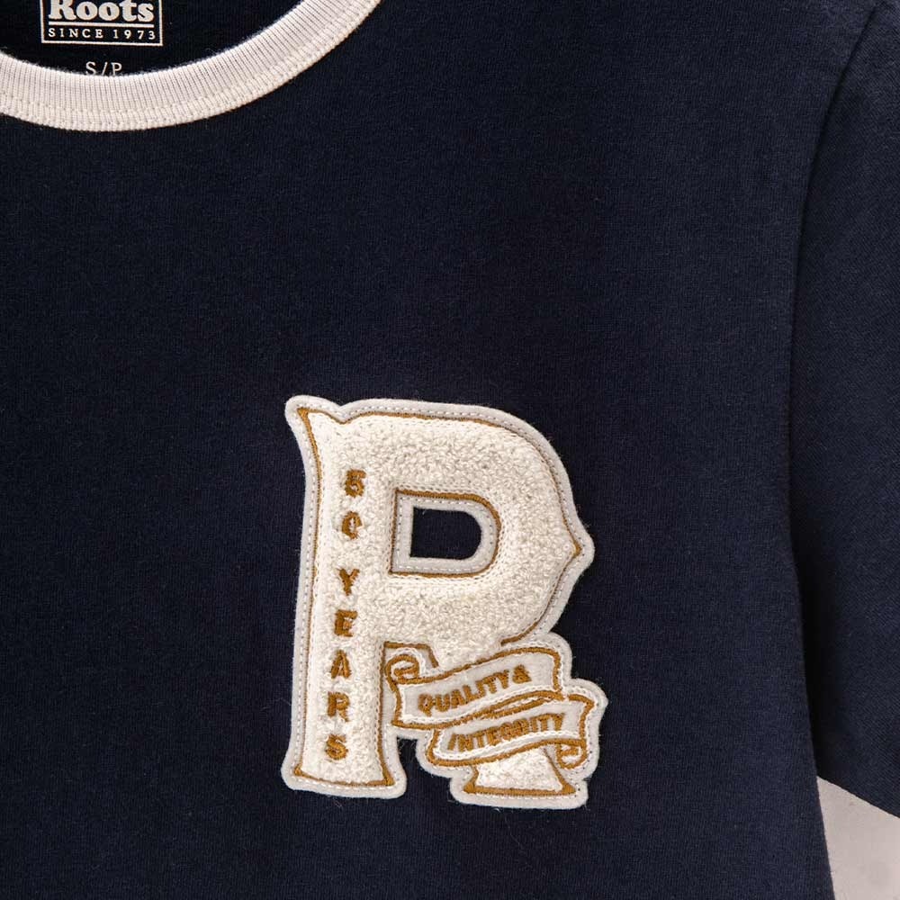 RS代購 Roots全新正品優惠 Roots女裝Roots50系列 刺繡大R有機棉短袖T恤 滿額贈購物袋-細節圖9