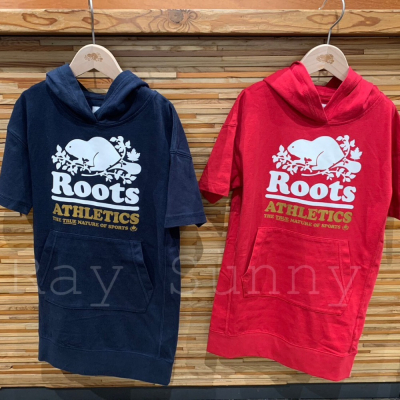 RS代購 Roots全新正品優惠 Roots童裝Roots50系列 海狸LOGO有機棉連帽洋裝 滿額贈袋子