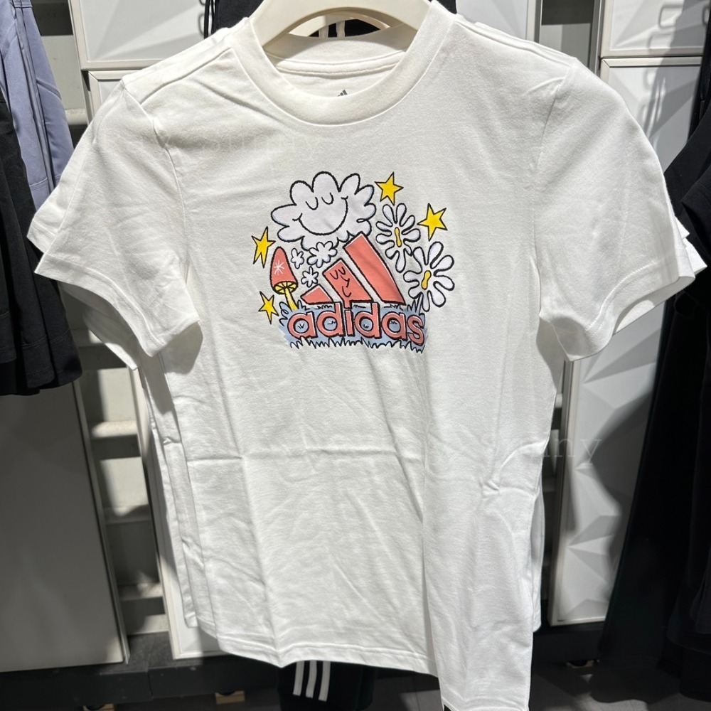 RS代購 愛迪達 正品優惠 ADIDAS女裝俏皮柔軟日常上衣 贈送品牌袋子 IB4887-細節圖4