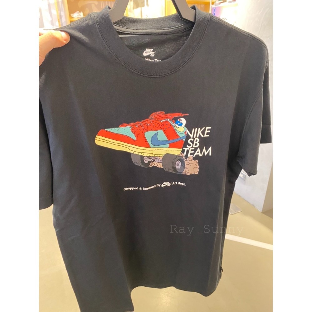 RS代購 耐吉 全新正品優惠 NIKE男裝門市新品 滑板 板鞋 休閒短袖上衣 FJ1138-010-細節圖2