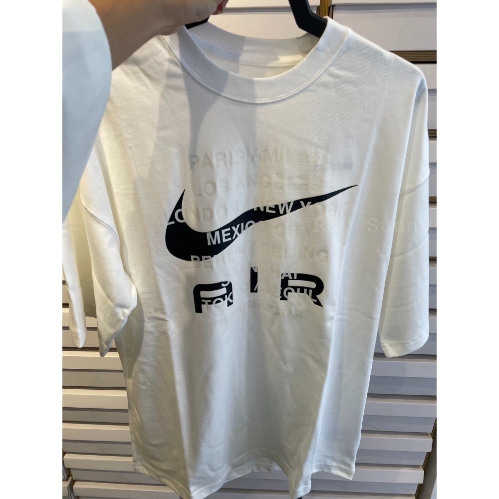 RS代購 -NIKE全新正品優惠NIKE男裝NIKE AIR 大 LOGO 休閒短袖上衣 FD1250-010-細節圖2