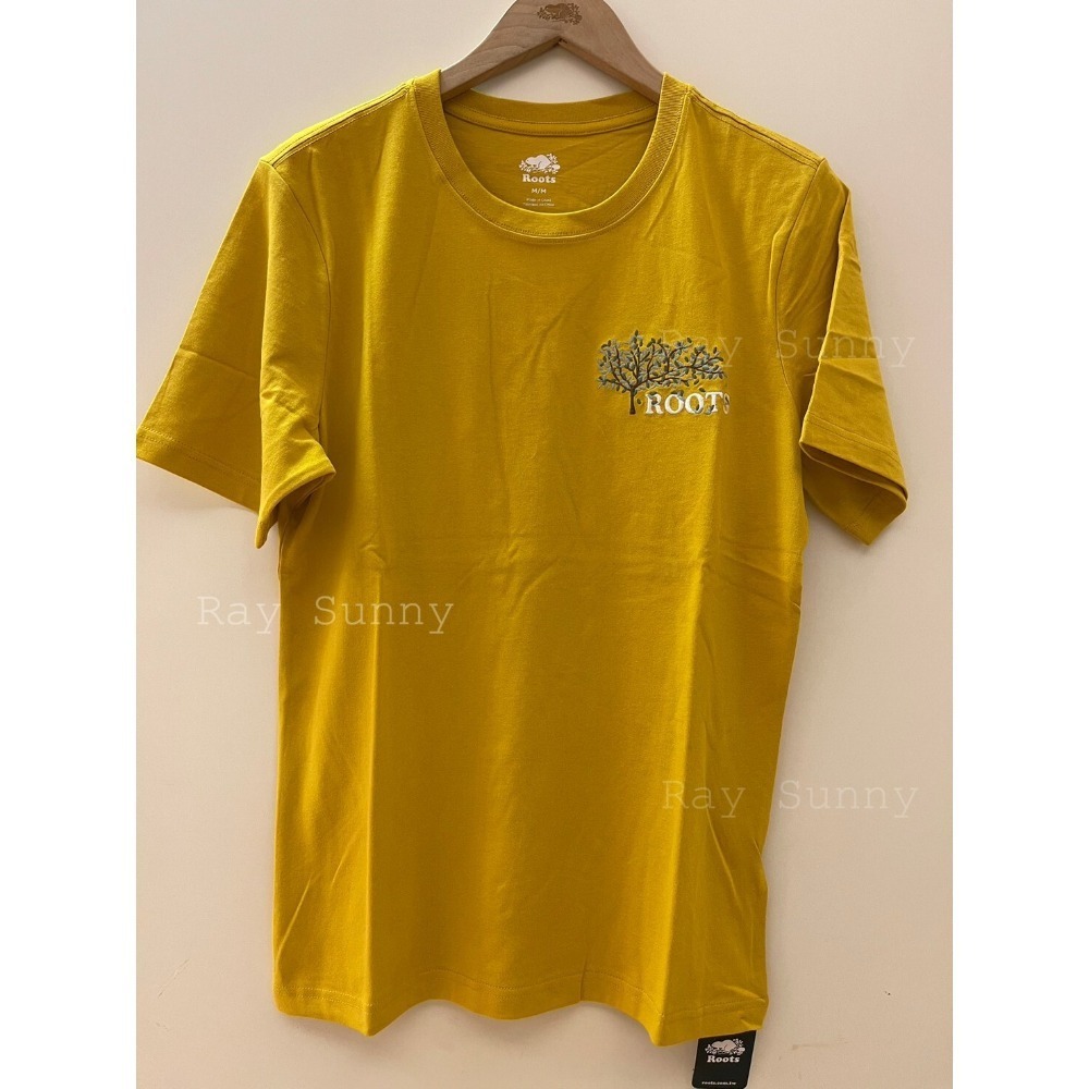 RS代購 Roots全新正品優惠 Roots男裝繽紛花卉系列 刺繡花卉有機棉短袖T恤 滿額贈送品牌袋子-細節圖3