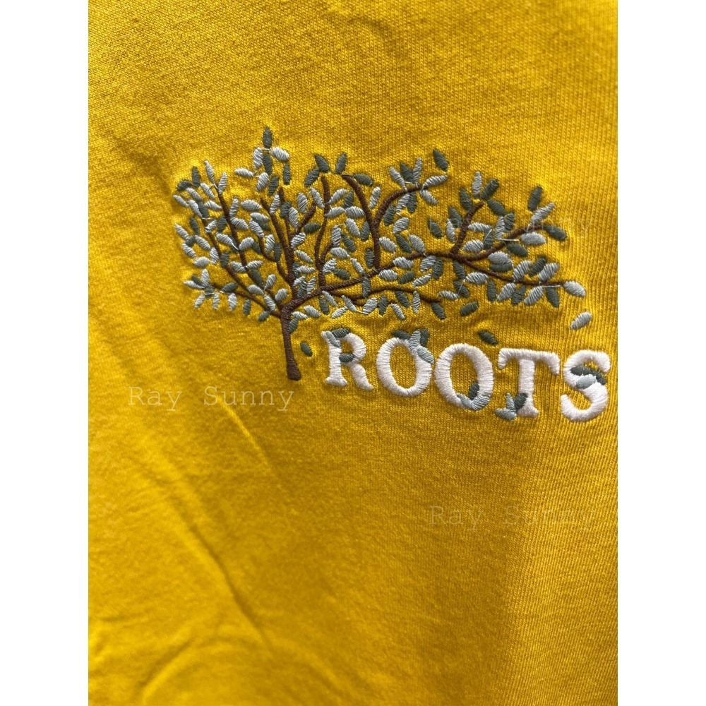 RS代購 Roots全新正品優惠 Roots男裝繽紛花卉系列 刺繡花卉有機棉短袖T恤 滿額贈送品牌袋子-細節圖5