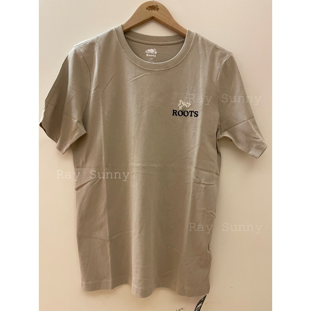 RS代購 Roots全新正品優惠 Roots男裝繽紛花卉系列 刺繡花卉有機棉短袖T恤 滿額贈送品牌袋子-細節圖6