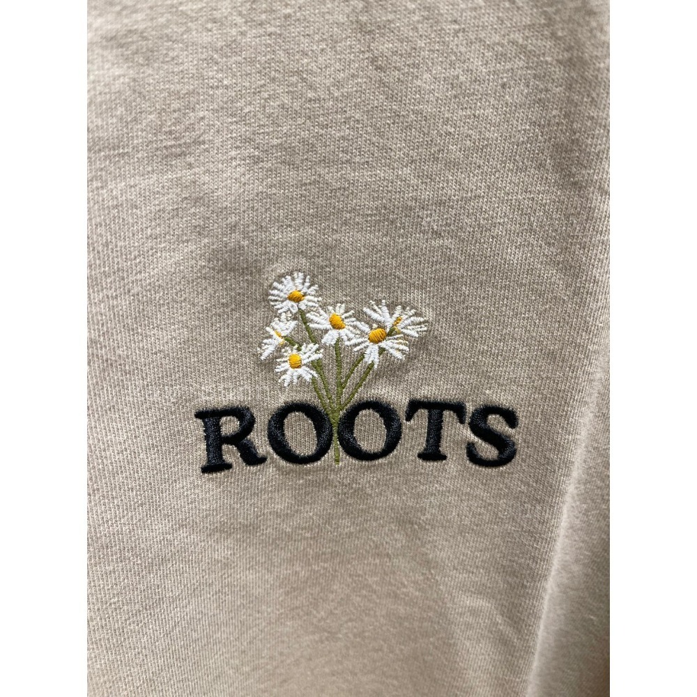 RS代購 Roots全新正品優惠 Roots男裝繽紛花卉系列 刺繡花卉有機棉短袖T恤 滿額贈送品牌袋子-細節圖8