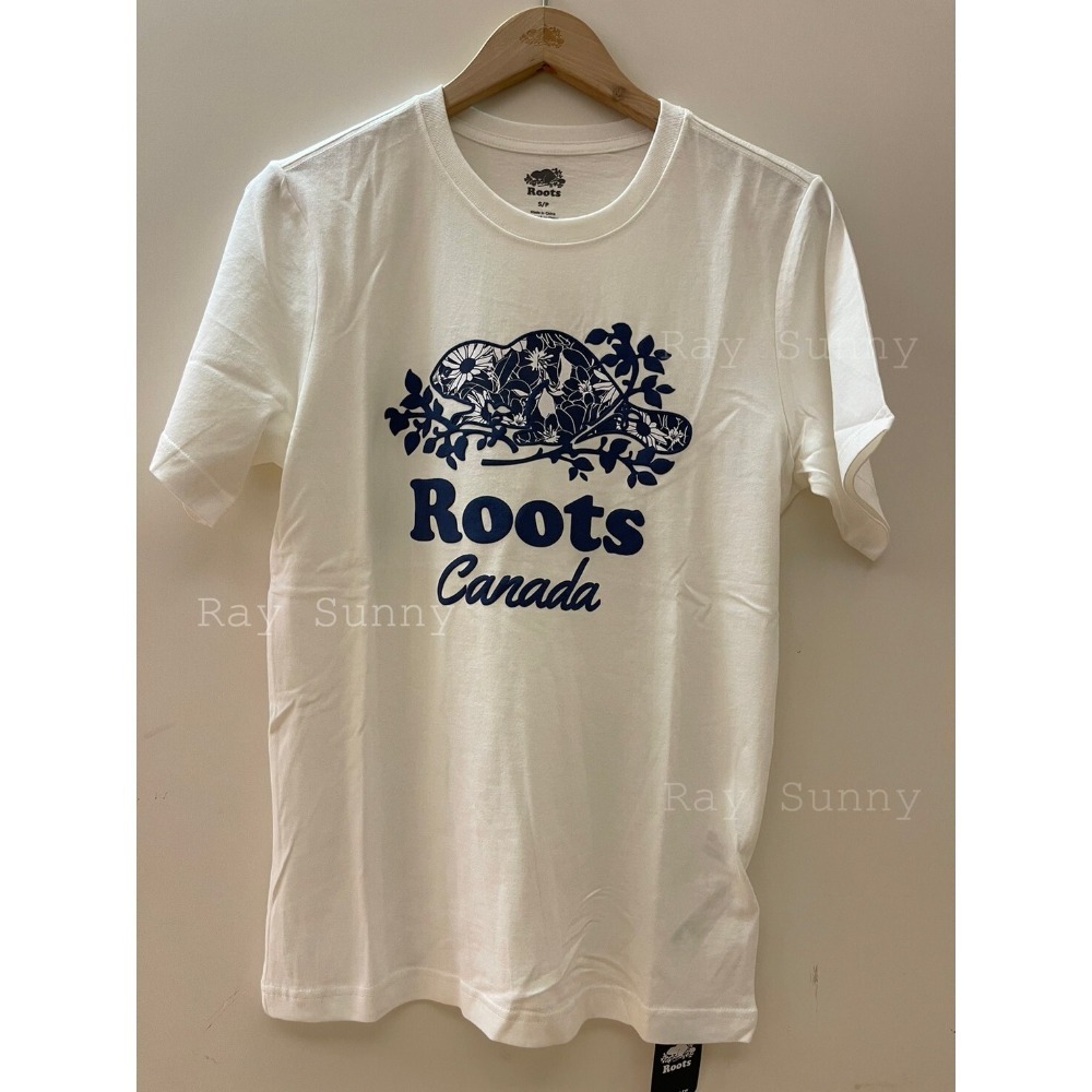 RS代購 Roots全新正品優惠 Roots男裝繽紛花卉系列 花草海狸有機棉短袖T恤 滿額贈送品牌袋子-細節圖6