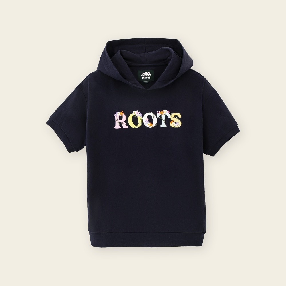 RS代購 Roots全新正品優惠 Roots女裝-繽紛花卉系列 刺繡花卉文字連帽上衣 滿額贈購物袋-細節圖6