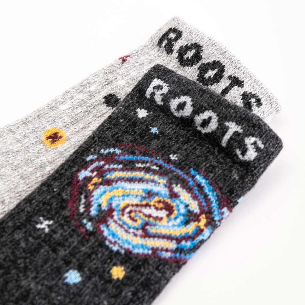 RS代購 Roots全新正品優惠 Roots小童襪-城市悠遊系列 童趣塗鴉踝襪 兩入組 滿額贈購物袋-細節圖7