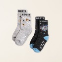RS代購 Roots全新正品優惠 Roots小童襪-城市悠遊系列 童趣塗鴉踝襪 兩入組 滿額贈購物袋-規格圖8