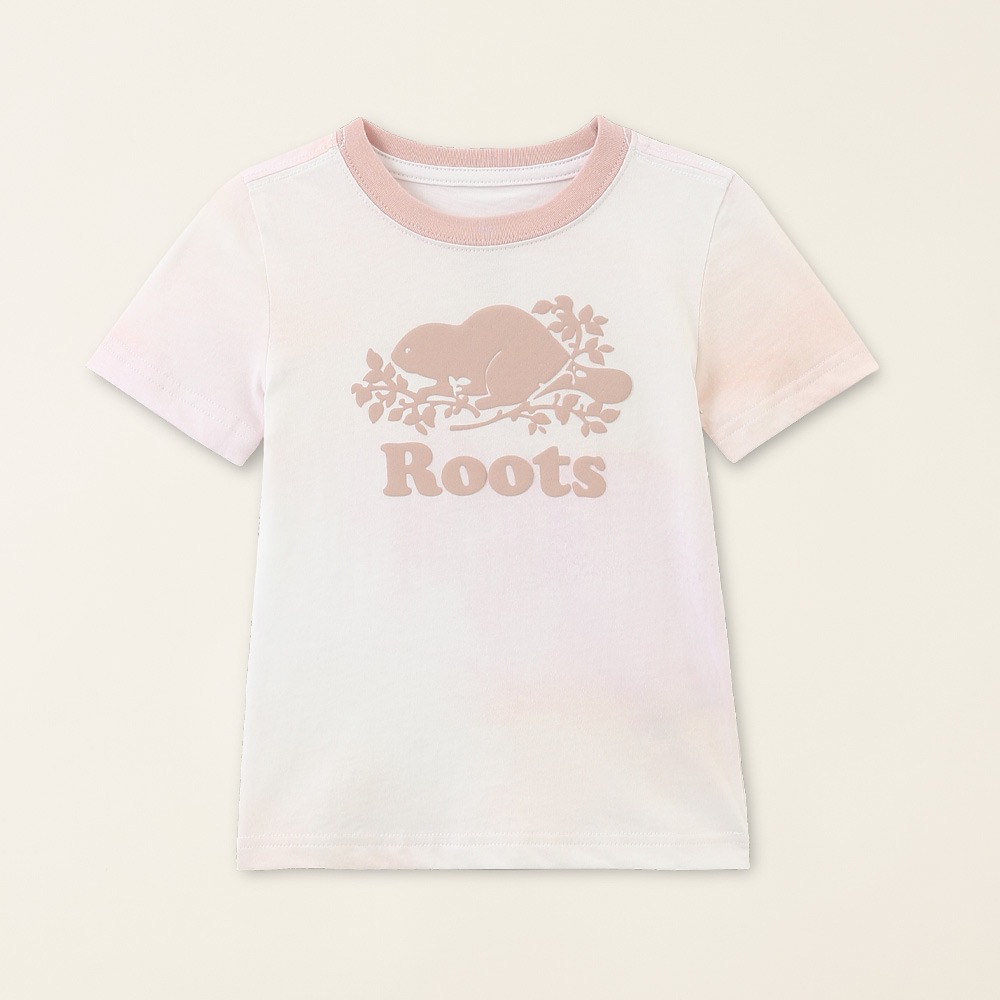 RS代購 Roots全新正品優惠 Roots童裝-繽紛花卉系列 渲染海狸經典短袖T恤 滿額贈袋子-細節圖3