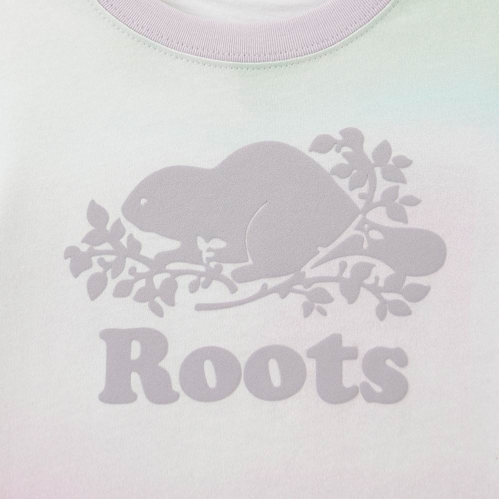 RS代購 Roots全新正品優惠 Roots童裝-繽紛花卉系列 渲染海狸經典短袖T恤 滿額贈袋子-細節圖8