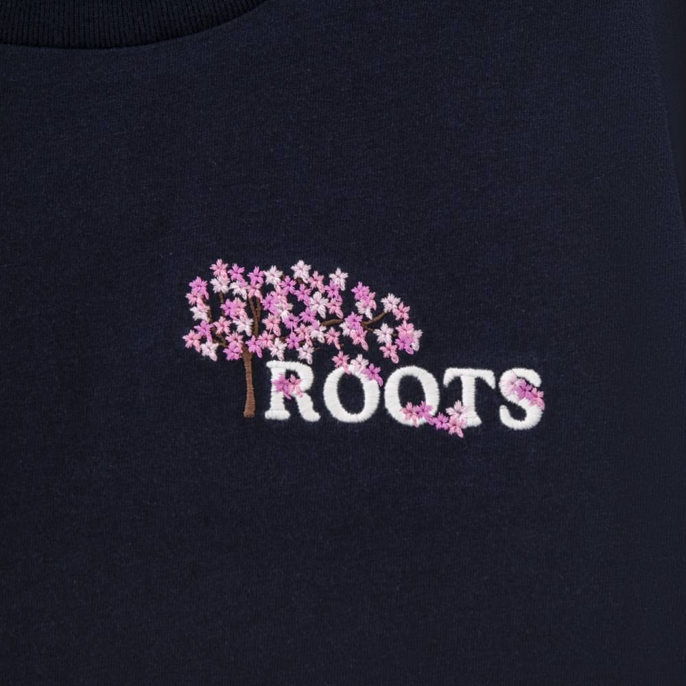 [RS代購 Roots全新正品優惠] Roots童裝-繽紛花卉系列 刺繡花草寬版短袖T恤 滿額贈袋子-細節圖4