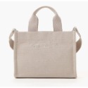 RS代購 - Agnes b全新正品優惠 Agnes b配件-小款帆布刺繡logo兩用托特包 贈送品牌袋子-規格圖9