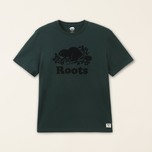 RS代購 Roots全新正品優惠 Roots男裝-絕對經典系列 海狸LOGO有機棉短袖T恤 滿額贈購物袋