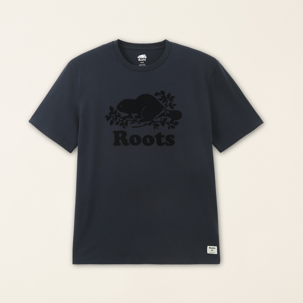 RS代購 Roots全新正品優惠 Roots男裝-絕對經典系列 海狸LOGO有機棉短袖T恤 滿額贈購物袋-細節圖5