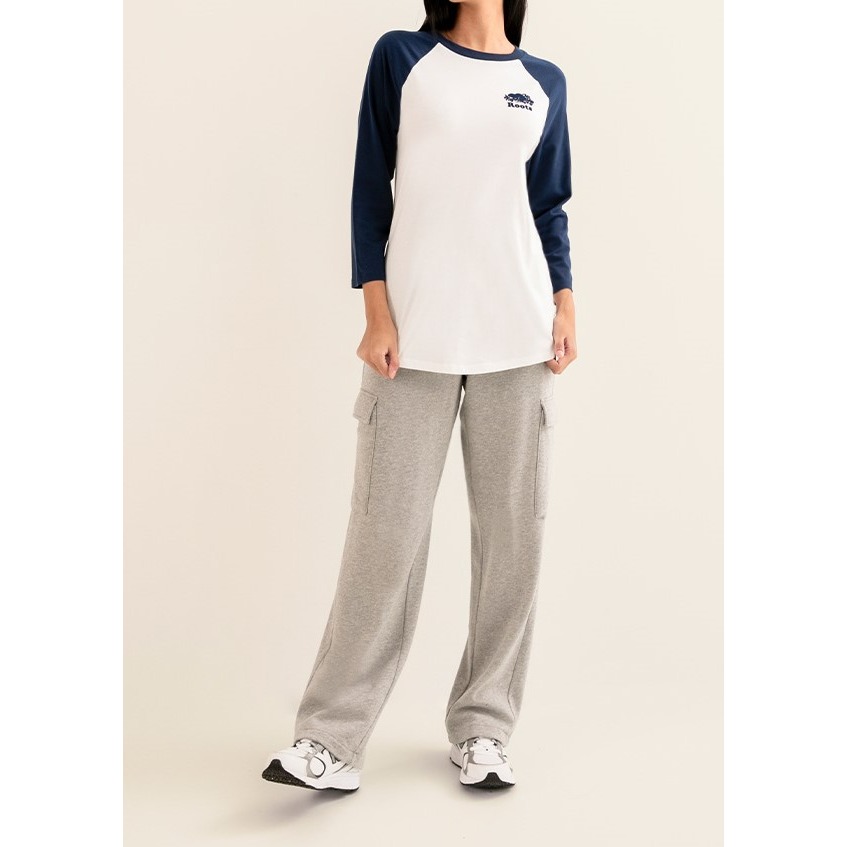 RS代購 Roots全新正品優惠 Roots女裝-絕對經典系列 海狸LOGO長袖棒球T恤 滿額加贈品牌購物袋-細節圖5