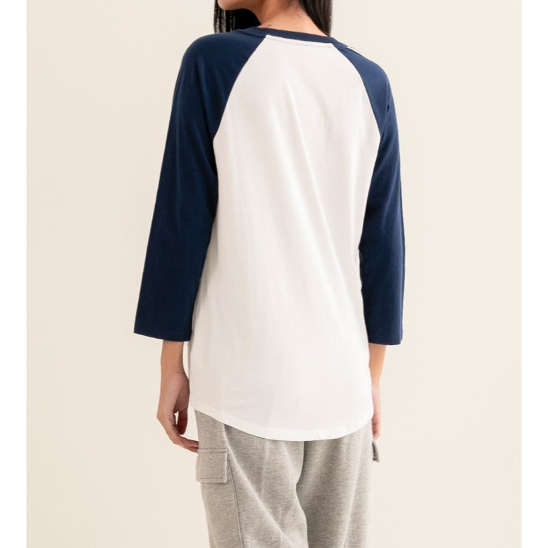 RS代購 Roots全新正品優惠 Roots女裝-絕對經典系列 海狸LOGO長袖棒球T恤 滿額加贈品牌購物袋-細節圖6