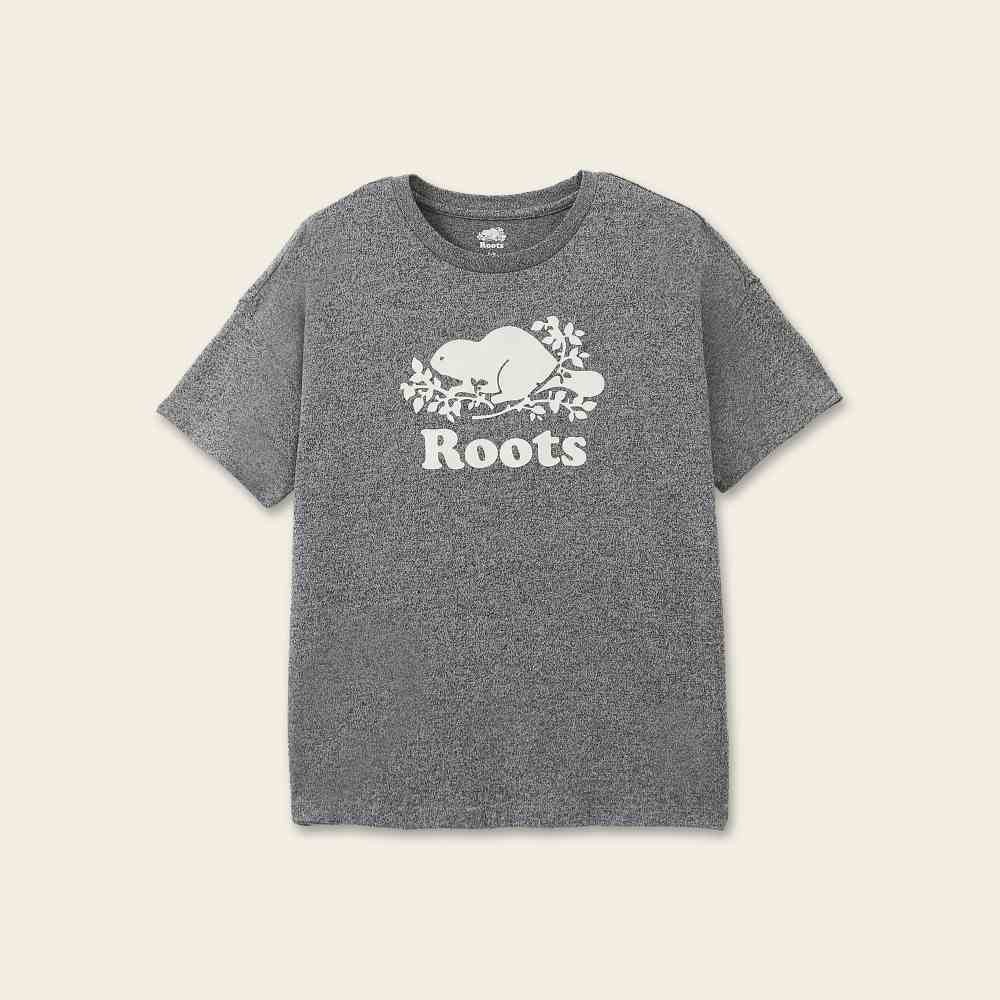 RS代購 Roots全新正品優惠 Roots女裝-絕對經典系列 海狸LOGO厚磅寬版短袖T恤 滿額贈品牌購物袋-細節圖3