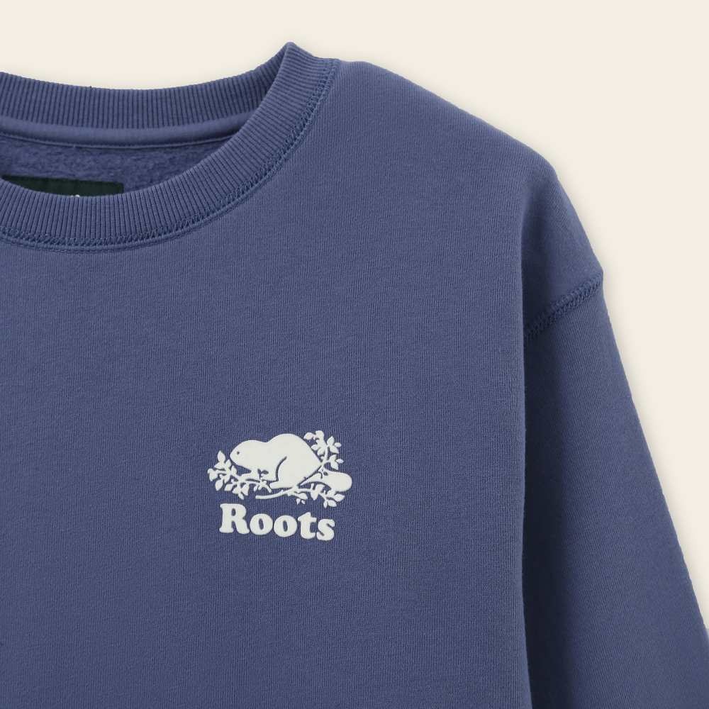 RS代購 Roots全新正品優惠 Roots女裝-絕對經典系列 左胸海狸LOGO大學T 滿額贈品牌購物袋-細節圖3