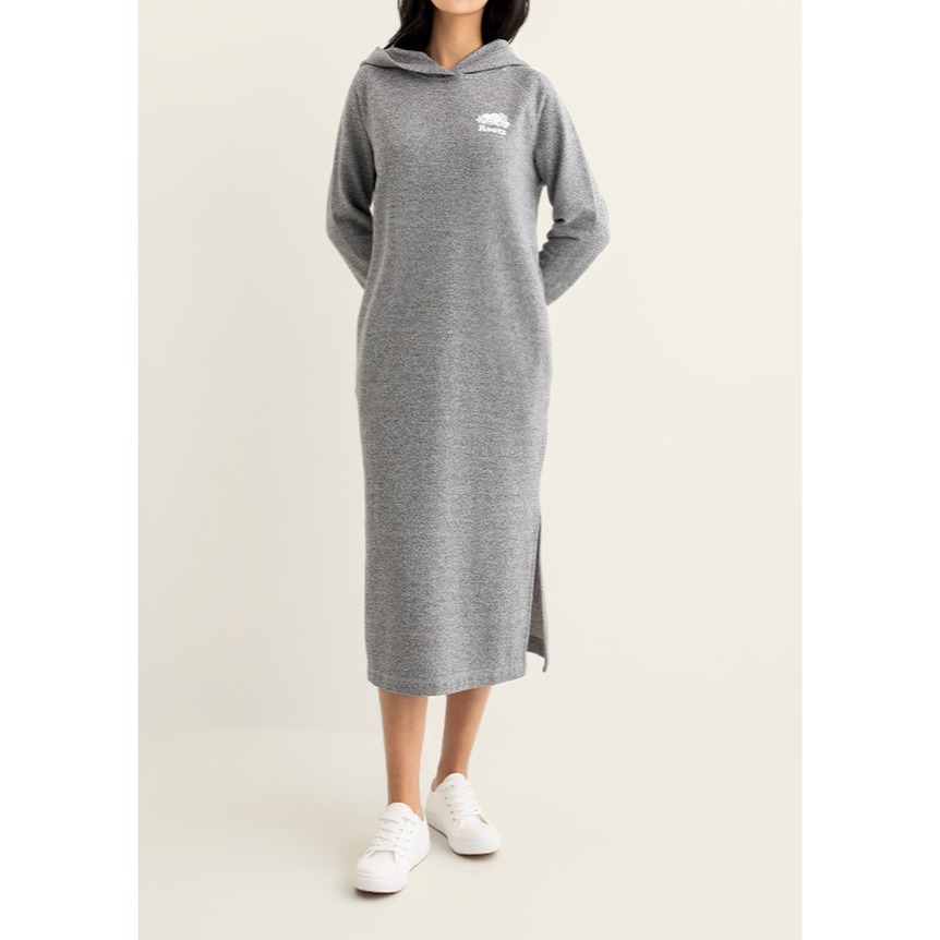 RS代購 Roots全新正品優惠 Roots女裝-絕對經典系列 海狸LOGO連帽洋裝 滿額贈品牌購物袋-細節圖3