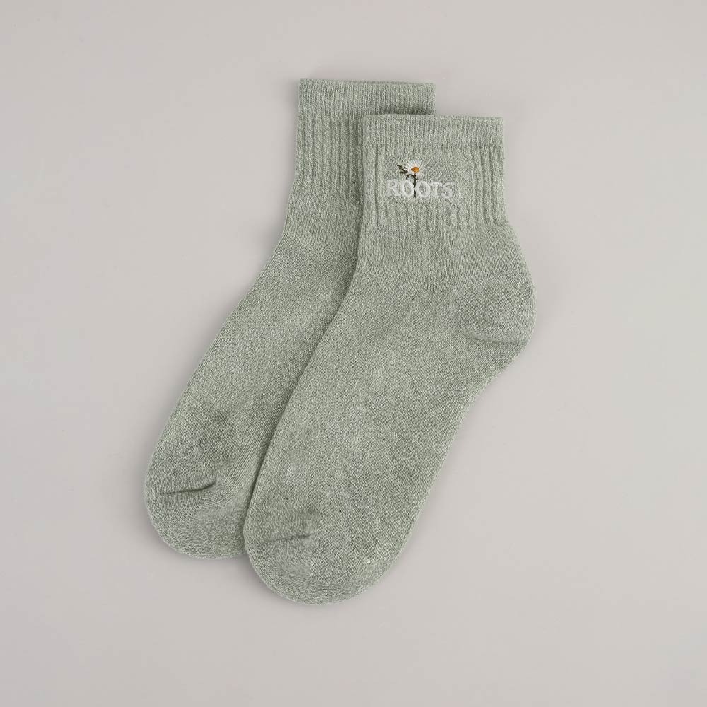 RS代購 Roots全新正品優惠Roots配件-繽紛花卉系列 刺繡花卉簡約踝襪 滿額贈購物袋-細節圖3