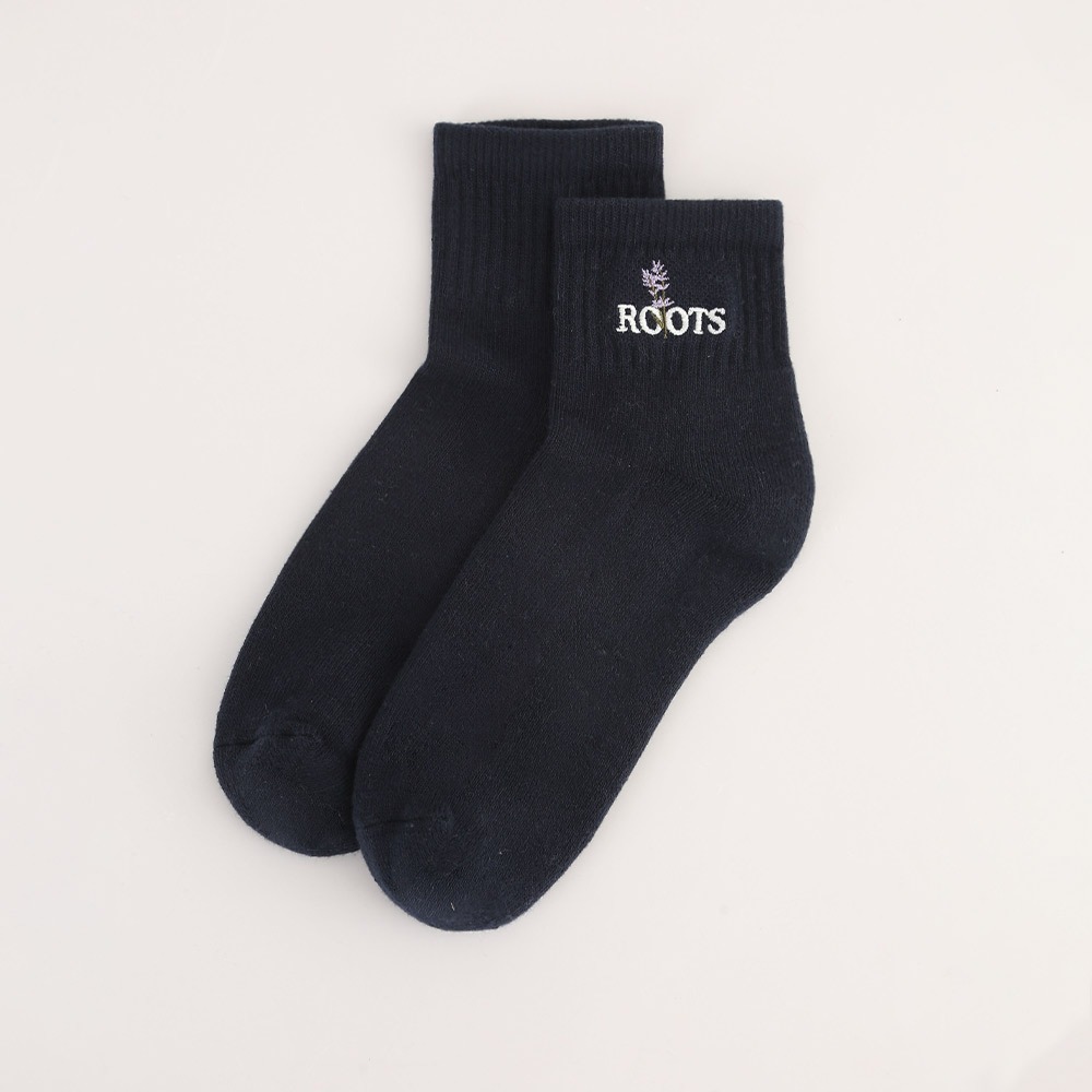 RS代購 Roots全新正品優惠Roots配件-繽紛花卉系列 刺繡花卉簡約踝襪 滿額贈購物袋-細節圖4
