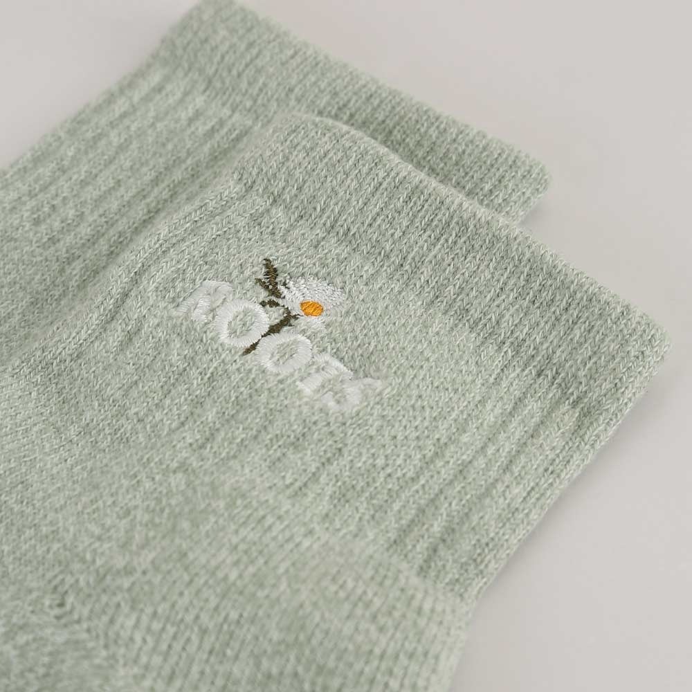 RS代購 Roots全新正品優惠Roots配件-繽紛花卉系列 刺繡花卉簡約踝襪 滿額贈購物袋-細節圖5