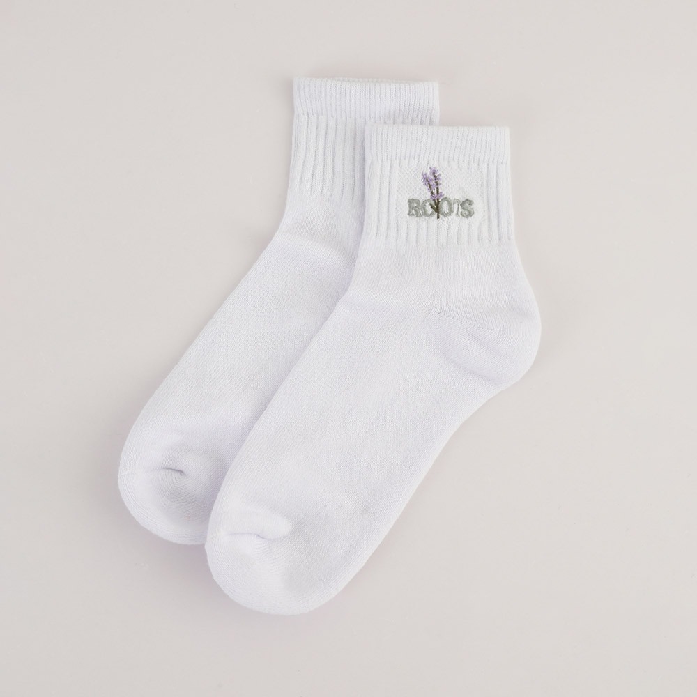 RS代購 Roots全新正品優惠Roots配件-繽紛花卉系列 刺繡花卉簡約踝襪 滿額贈購物袋-細節圖8