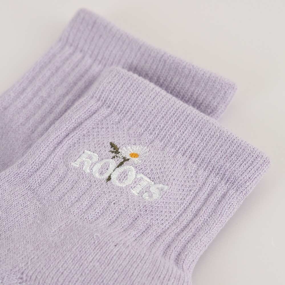 RS代購 Roots全新正品優惠Roots配件-繽紛花卉系列 刺繡花卉簡約踝襪 滿額贈購物袋-細節圖9