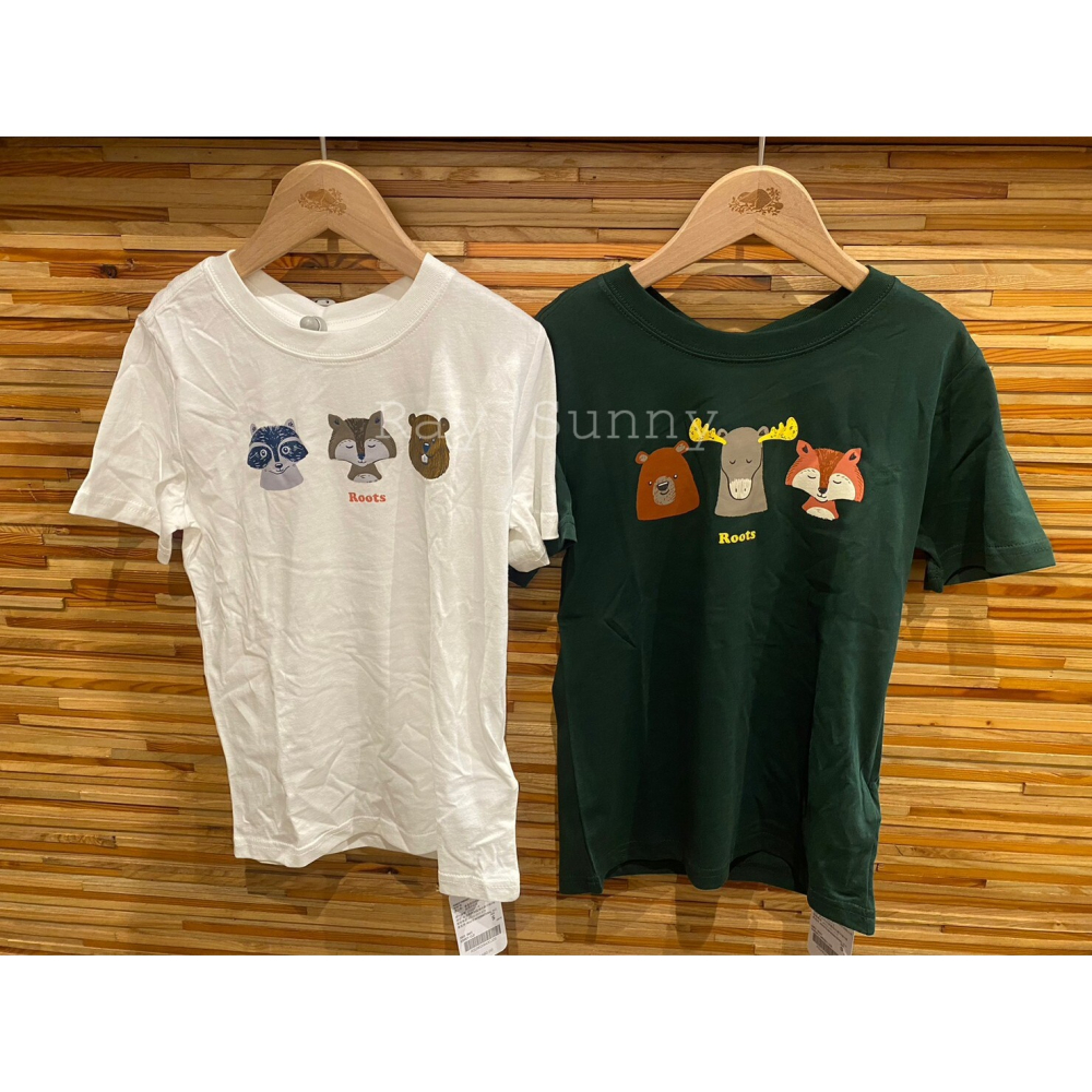 RS代購 Roots全新正品優惠 Roots童裝-門市新品 動物短袖T恤 滿額贈袋子-細節圖3