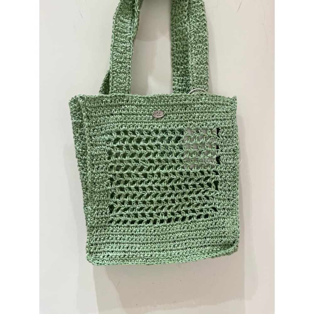 RS代購 - Agnes b全新正品優惠 Agnes b配件-鏤空編織手提包 贈送品牌袋子-細節圖2