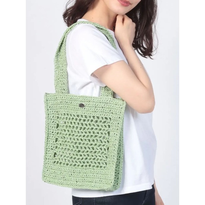 RS代購 - Agnes b全新正品優惠 Agnes b配件-鏤空編織手提包 贈送品牌袋子-細節圖4