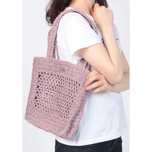 RS代購 - Agnes b全新正品優惠 Agnes b配件-鏤空編織手提包 贈送品牌袋子-細節圖6