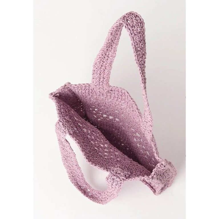 RS代購 - Agnes b全新正品優惠 Agnes b配件-鏤空編織手提包 贈送品牌袋子-細節圖8