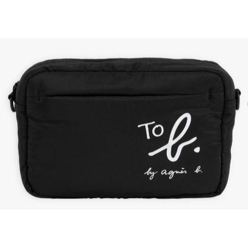 RS代購 - Agnes b全新正品優惠 Agnes b配件-to b.尼龍斜背包 贈送品牌袋子-細節圖6