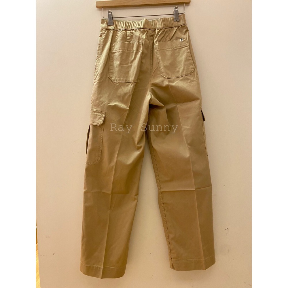 RS代購 Roots全新正品優惠 Roots女裝-舒適生活系列 兩側大口袋有機棉寬褲 滿額贈購物袋-細節圖4