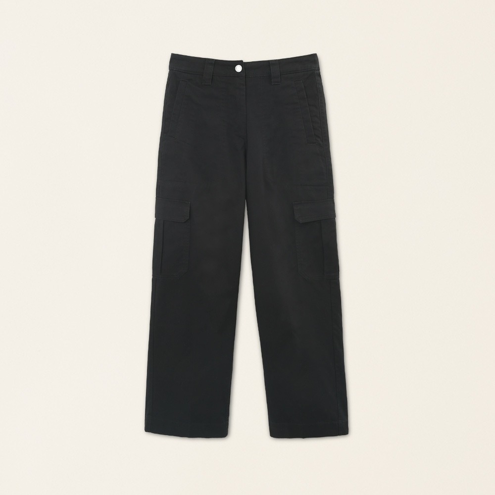 RS代購 Roots全新正品優惠 Roots女裝-舒適生活系列 兩側大口袋有機棉寬褲 滿額贈購物袋-細節圖5