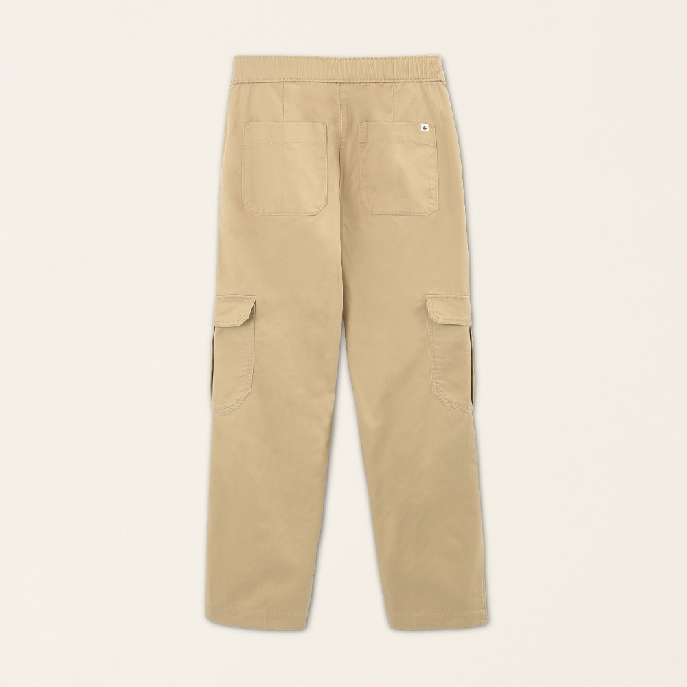 RS代購 Roots全新正品優惠 Roots女裝-舒適生活系列 兩側大口袋有機棉寬褲 滿額贈購物袋-細節圖9