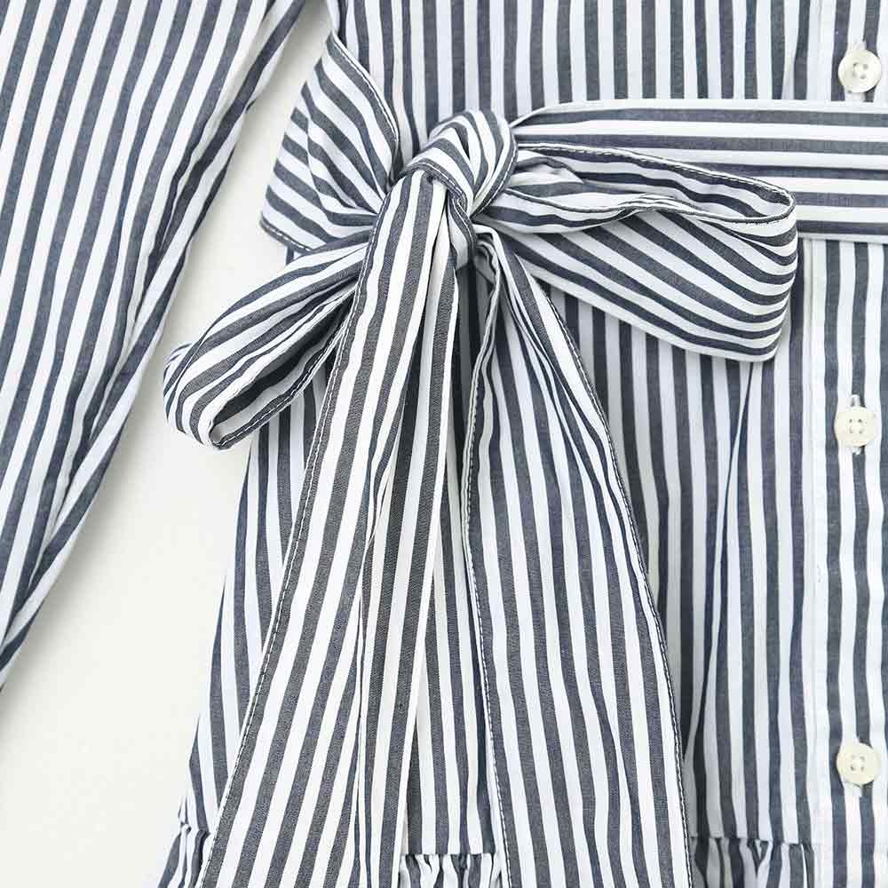 RS代購 Roots全新正品優惠 Roots女裝-舒適生活系列 刺繡海狸LOGO有機棉拼接襯衫洋裝 滿額贈購物袋-細節圖5