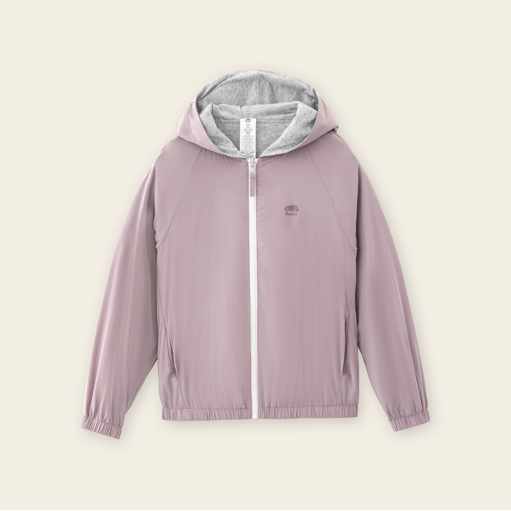 RS代購 Roots全新正品優惠 Roots女裝-舒適生活系列 海狸LOGO 雙面穿連帽外套 滿額即贈購物袋-細節圖4