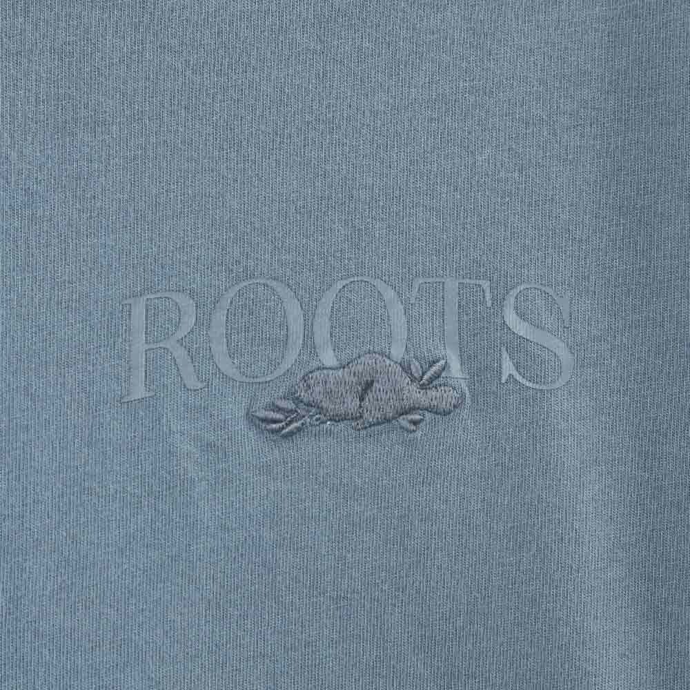 RS代購 Roots全新正品優惠 Roots男裝-舒適生活系列 刺繡海狸文字厚磅有機棉短袖T恤 滿額即贈購物袋-細節圖8