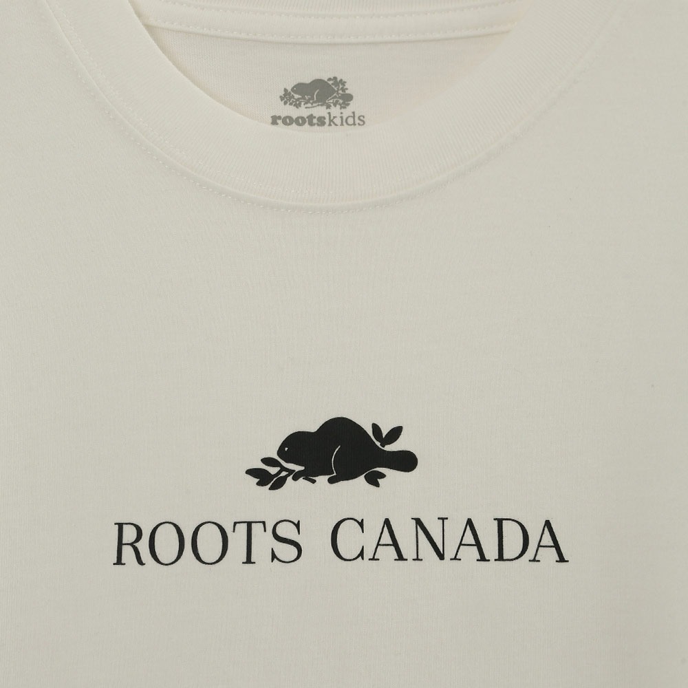 RS代購 Roots全新正品優惠 Roots童裝-舒適生活系列 大口袋文字LOGO有機棉短袖T恤 滿額贈袋子-細節圖6