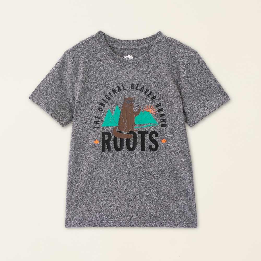RS代購 Roots全新正品優惠 Roots童裝-動物派對系列 卡通海狸純棉短袖T恤 滿額贈袋子-細節圖5