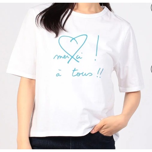 RS代購 - Agnes b全新正品優惠 Agnes b女裝-To be 法文訊息短袖tee 贈送品牌袋子-細節圖4