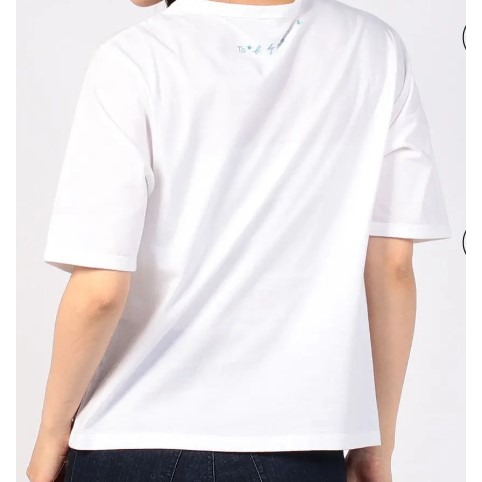 RS代購 - Agnes b全新正品優惠 Agnes b女裝-To be 法文訊息短袖tee 贈送品牌袋子-細節圖5