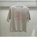 RS代購 - Agnes b全新正品優惠 Agnes b女裝-To be 法文訊息短袖tee 贈送品牌袋子-規格圖9