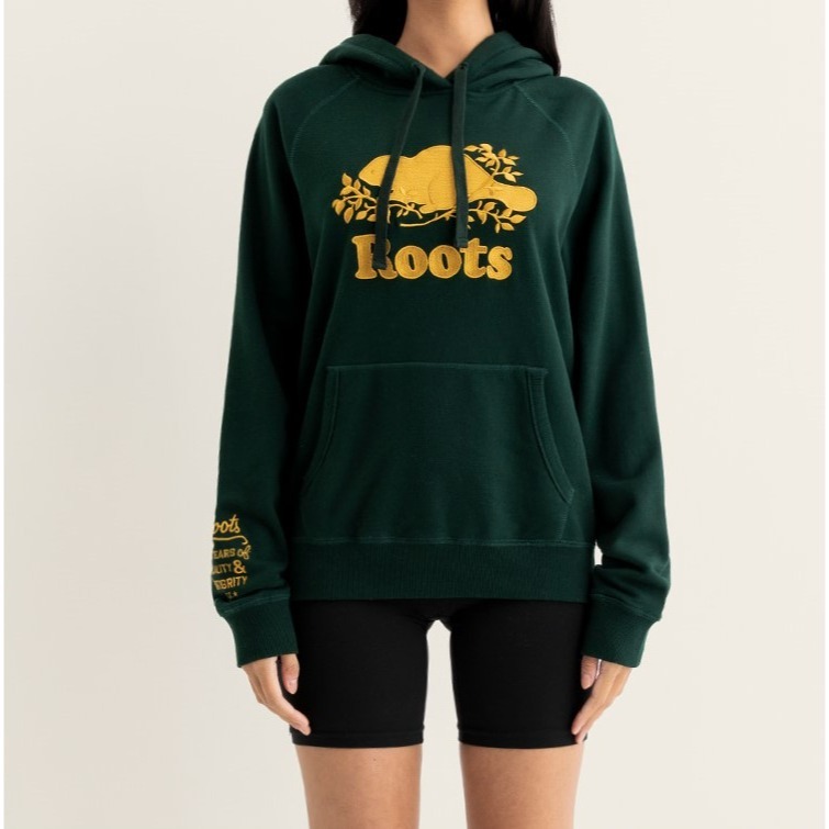 RS代購 Roots全新正品優惠 Roots女裝-#Roots50系列 光芒海狸連帽上衣 滿額贈購物袋-細節圖9