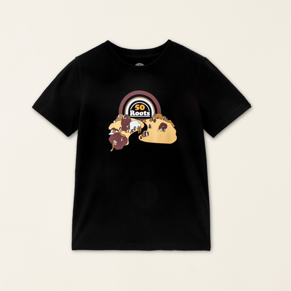 RS代購 Roots全新正品優惠 Roots童裝-#Roots50系列 璀璨50有機棉短袖T恤 滿額贈袋子-細節圖3