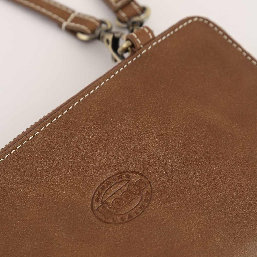 RS代購 Roots全新正品優惠 Roots皮件-Roots可揹式皮革拉鍊長夾 滿額贈購物袋-細節圖4