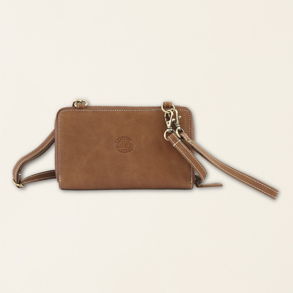 RS代購 Roots全新正品優惠 Roots皮件-Roots可揹式皮革拉鍊長夾 滿額贈購物袋-細節圖7